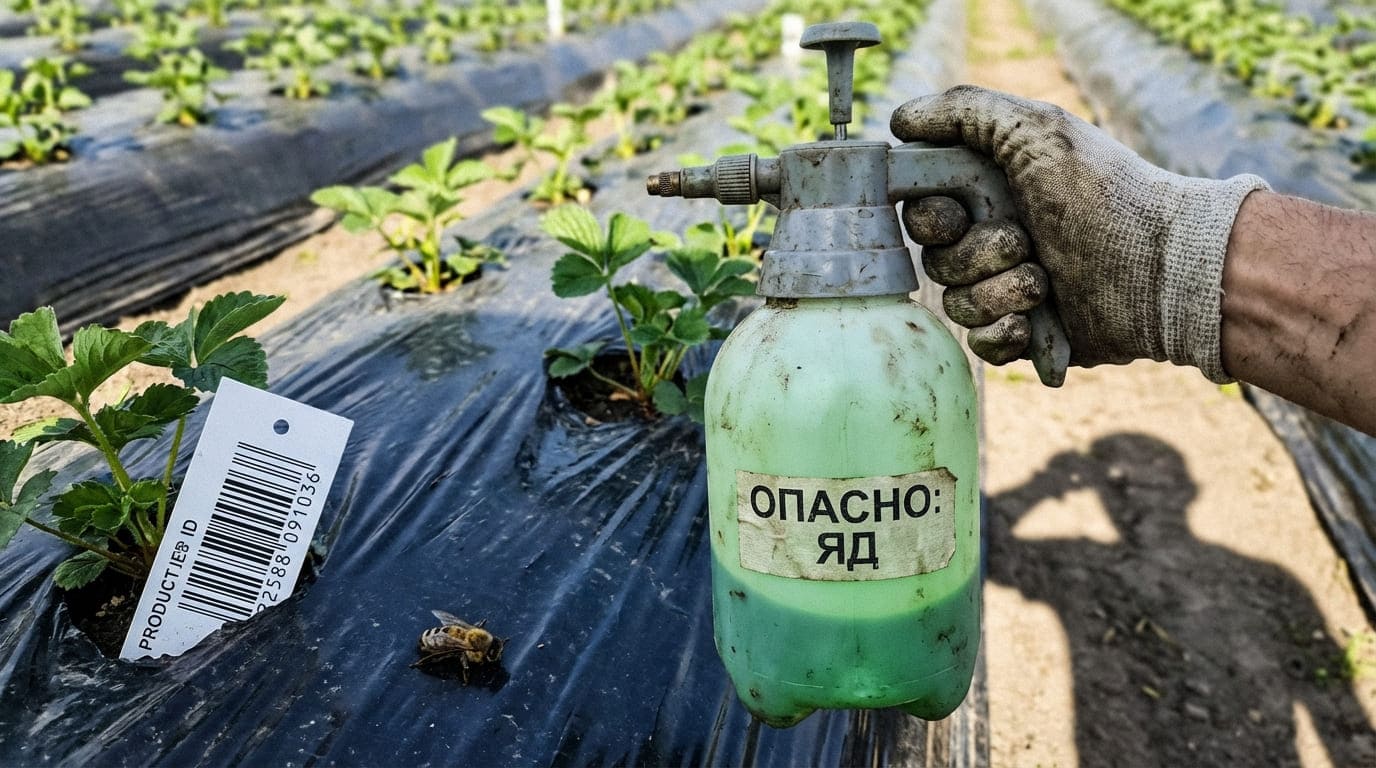 Тяжелый труд на огороде